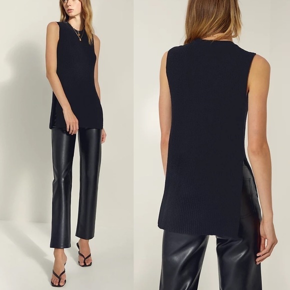 Wilfred Jackets & Blazers - Wilfred Palmier Knit Sweater Vest Size  XS